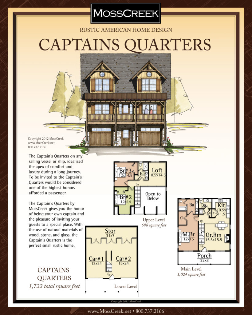 MossCreek Captains Quarters floor plan