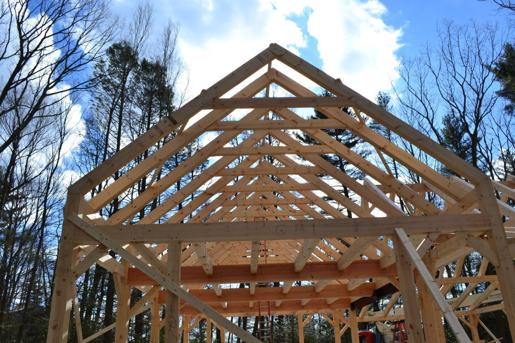Timber frame truss