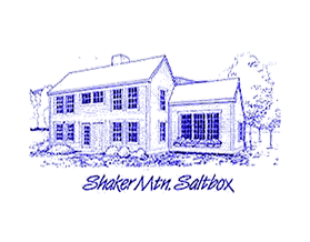 Shaker Mt. Saltbox line drawing