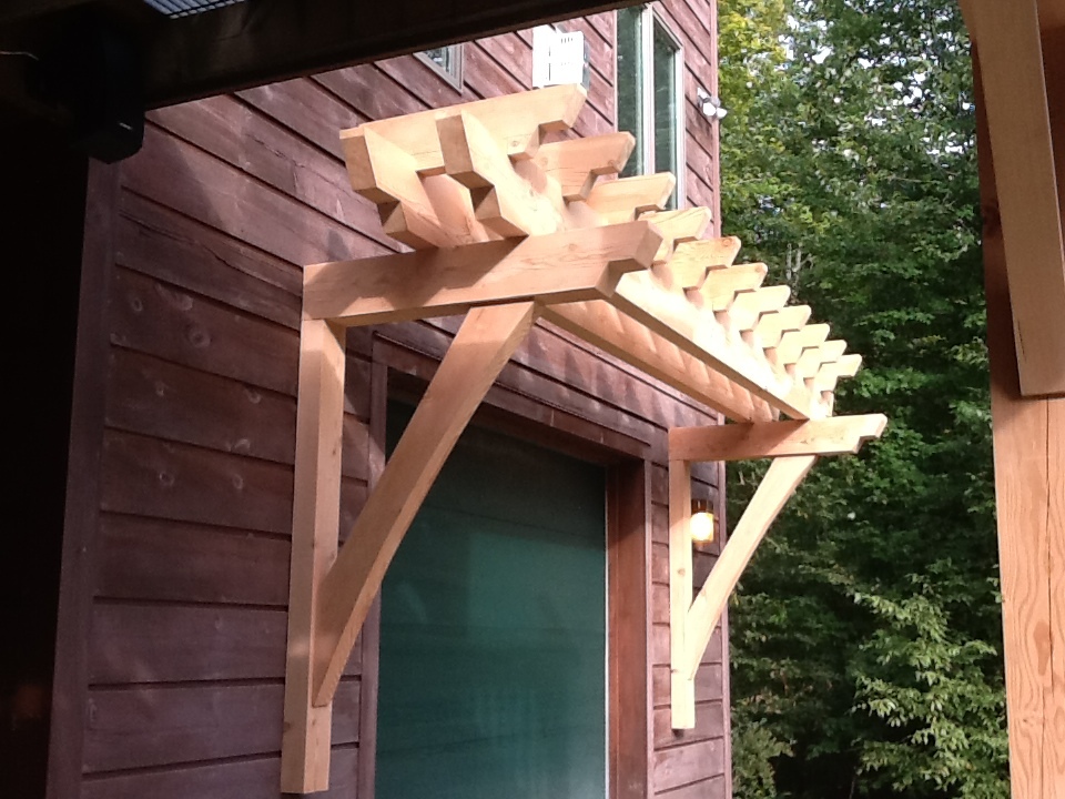 Timber Frame entryway