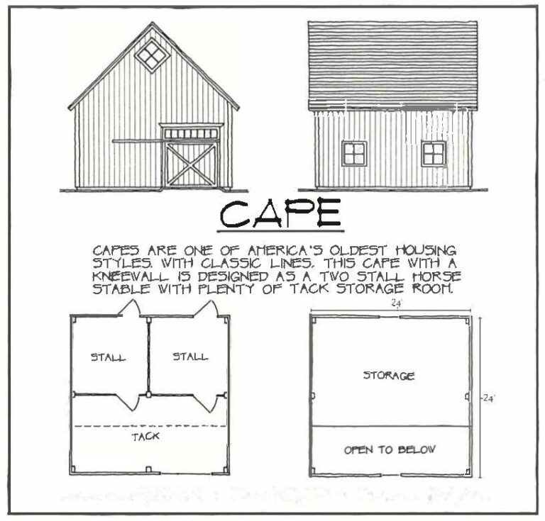 Cape floorplan by Vermont Frames