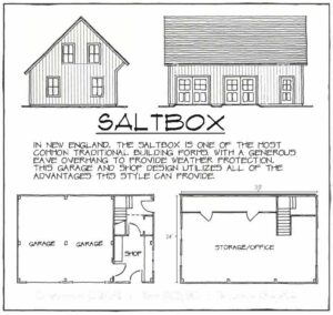 Saltbox floorplan