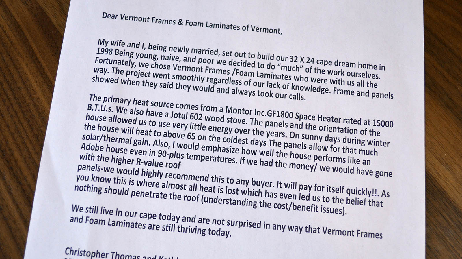 Vermont Frames Review