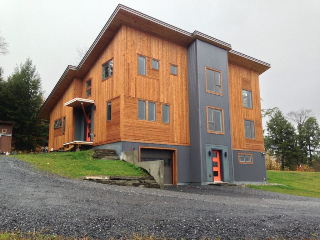 Example of a two story frame