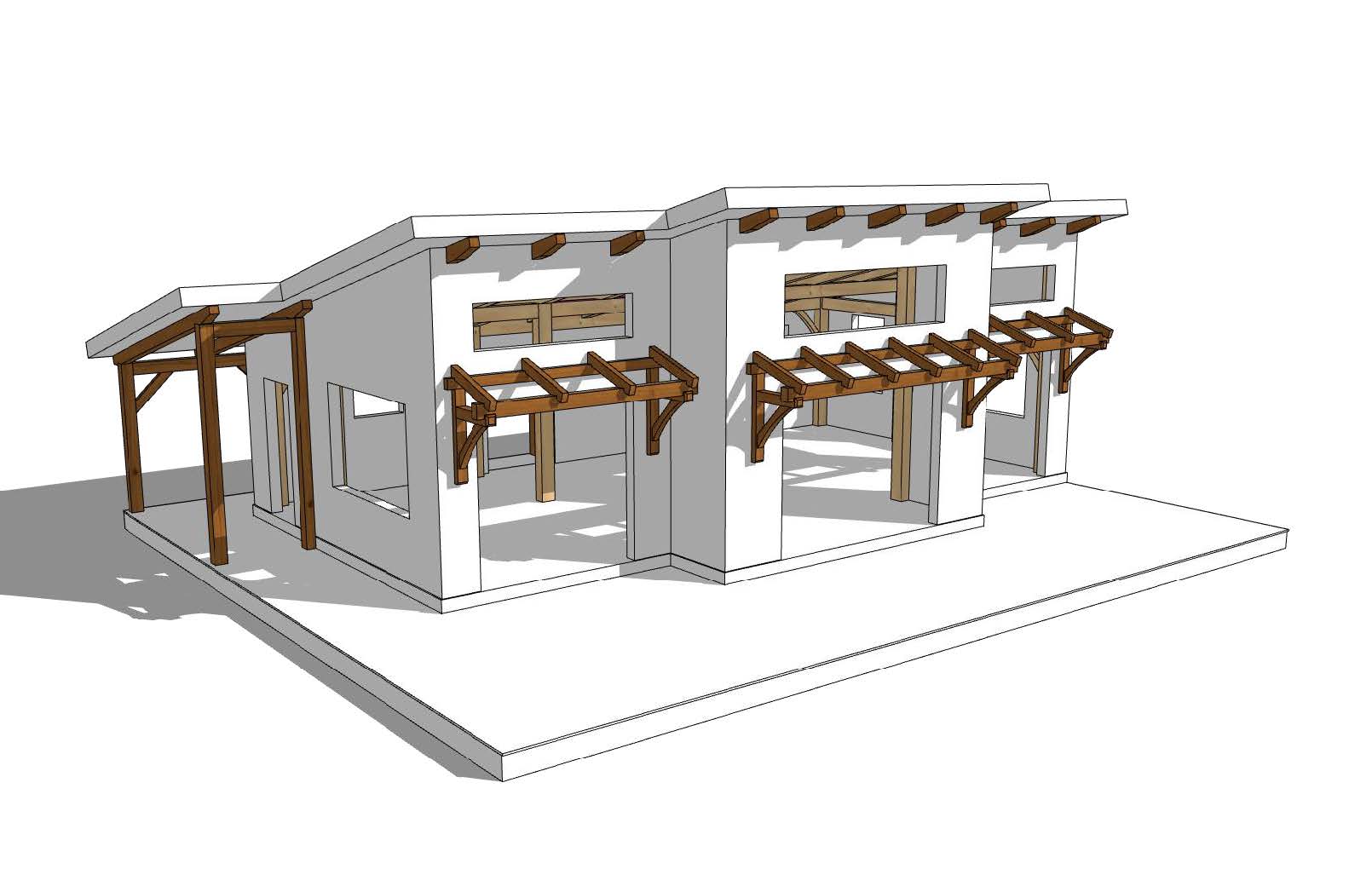 Pricing Example - SIPs on Timber Frame only