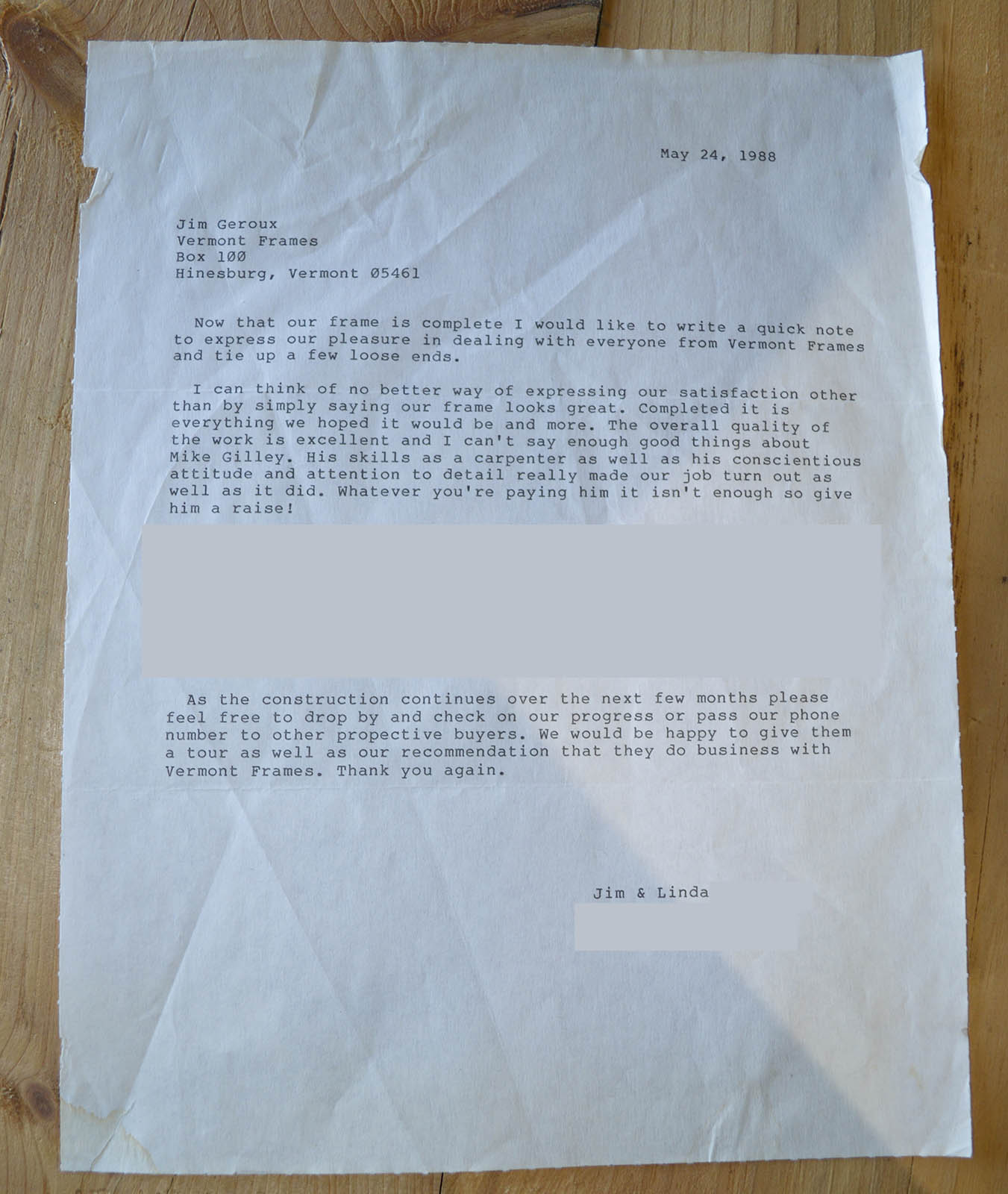 Jim & Linda Testimonial