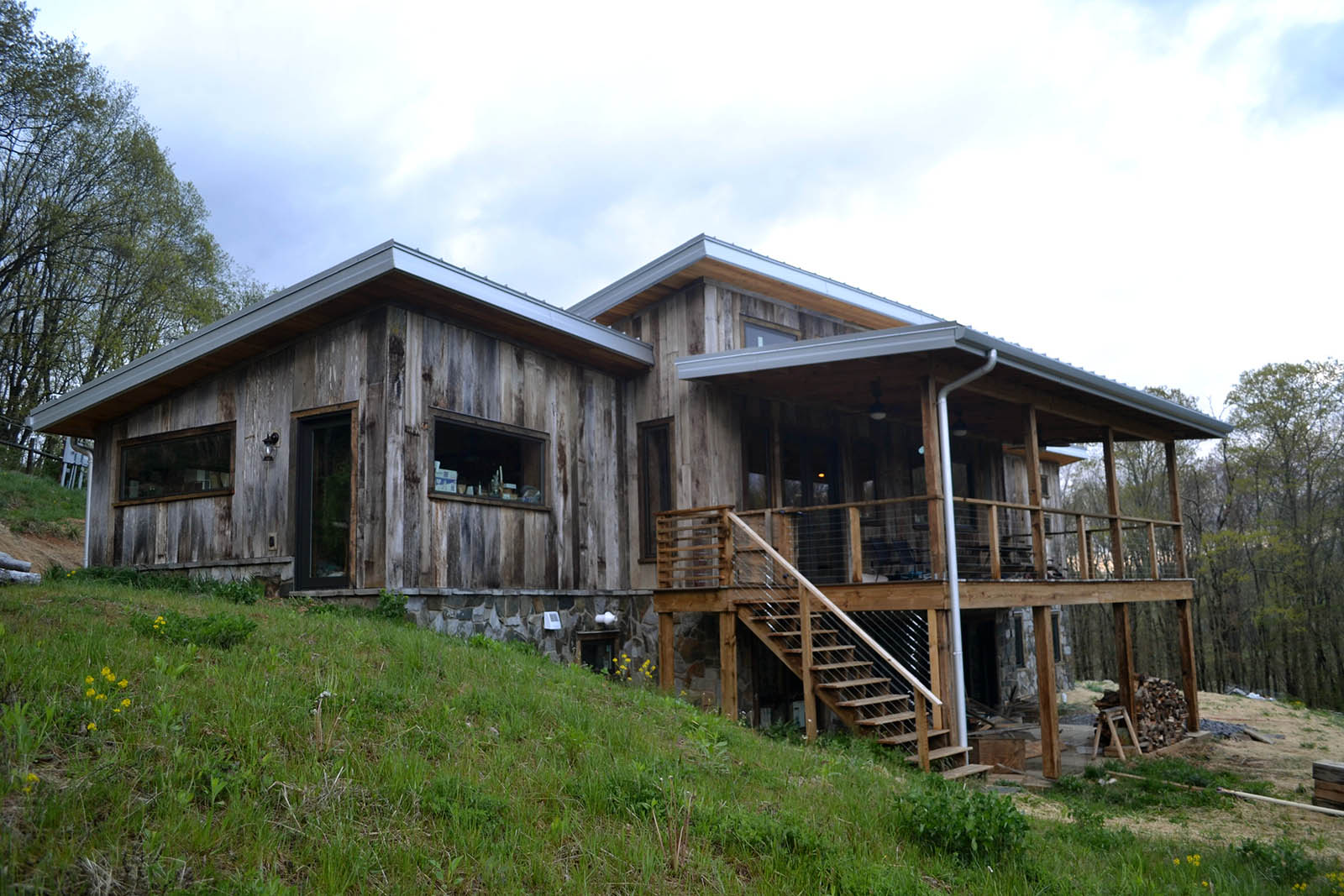 Timber Frame Contemporary Building in Ceres, VA