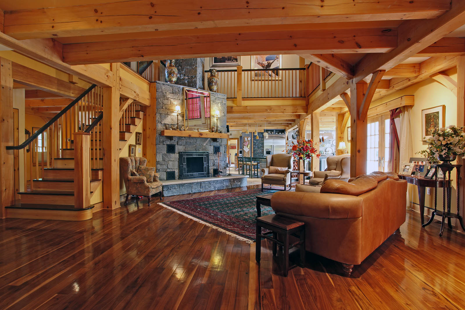 Timber Frame Cape in Litchfield, CT - 3287
