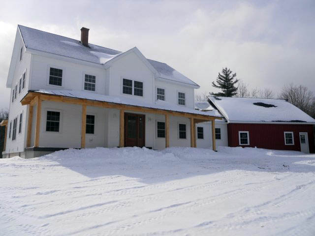 Timber Frame Colonial in Westfield, VT
