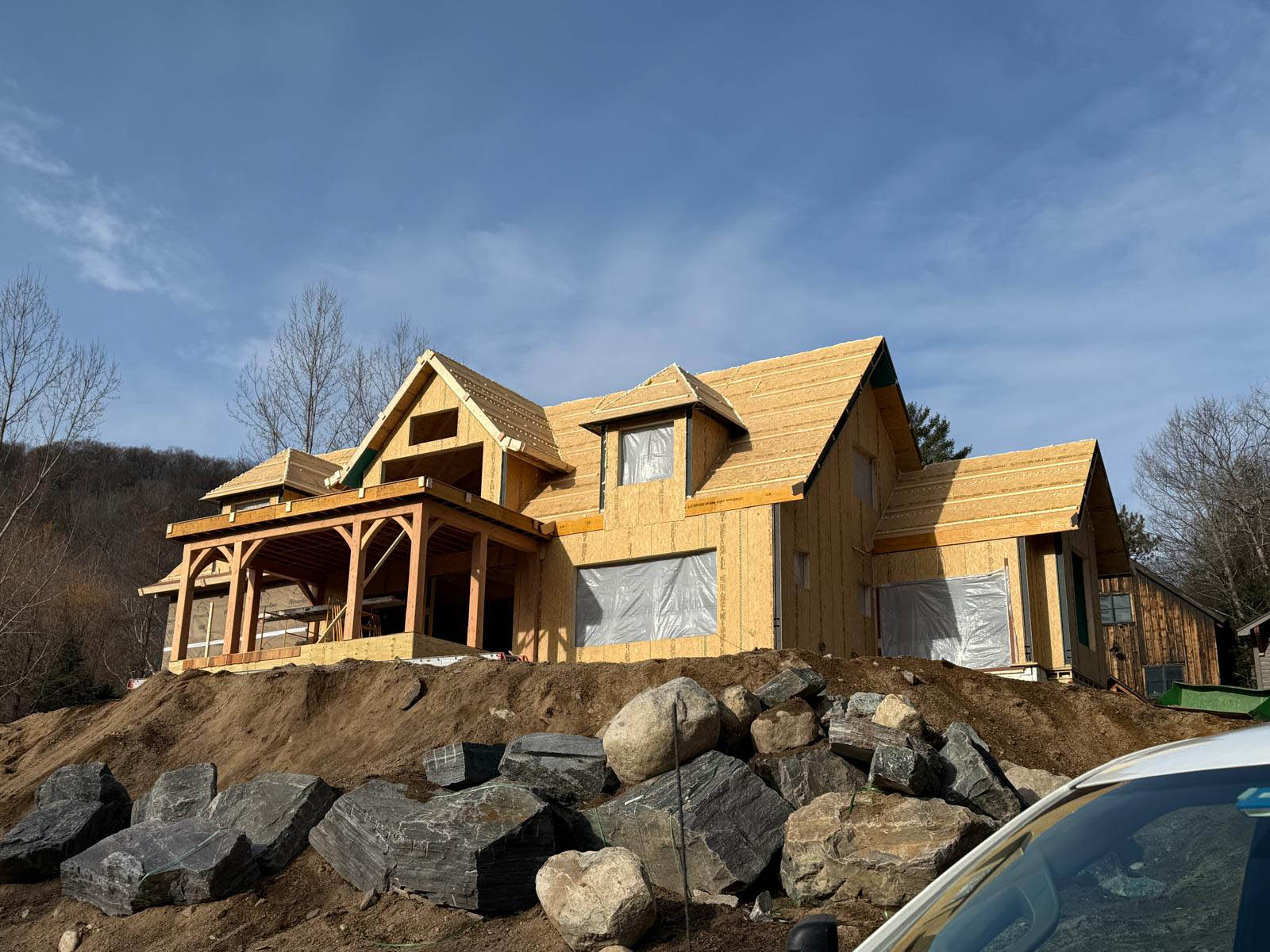 Timber Frame Residence in Keene, NY